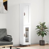 VidaXL Dulap &icirc;nalt, alb, 34,5x34x180 cm, lemn prelucrat