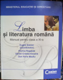 Limba și literatura rom&acirc;nă manual pentru clasa a XI-a, Clasa 11, Limba Romana
