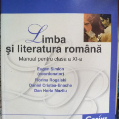Limba și literatura română manual pentru clasa a XI-a