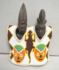 Doua vechi statuete Ibeji Yoruba Nigeria