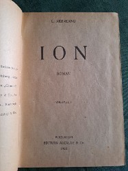 ION- Rebreanu, Princeps 1920