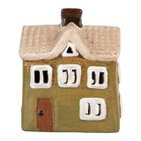 Cumpara ieftin Candela Craciun Casuta ceramica multicolora 11x7x13 cm