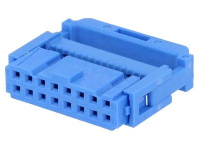 Conector IDC mamă 16 pini aurit foto