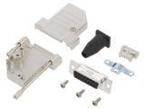 Conector D-Sub 15-Pin Mamă, Unghi 45&deg;