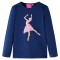 Tricou de copii cu m&acirc;neci lungi, bleumarin, 92 13999