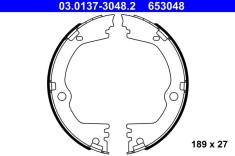 ATE 03.0137-3048.2 Set saboti frana, frana de mana