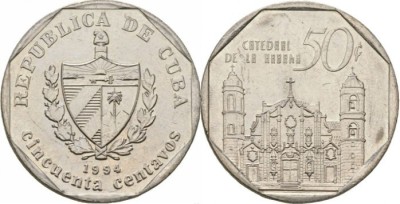 Cuba 2002 - 50 centavos, circulata foto