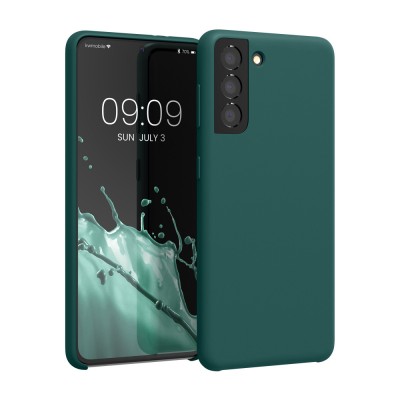 Husa pentru Samsung Galaxy S21, Silicon, Verde, 54056.184 foto