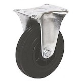 Roata fixa Renost 531 cu disc din polipropilena si bandaj din cauciuc