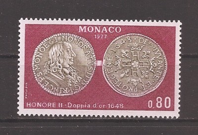 Monaco 1977 - Numismatică Monaco, MNH foto