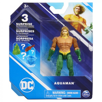 Figurina aquaman 10cm flexibila cu accesorii foto