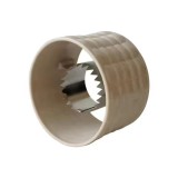 Ustensila pentru Curatare Porumb, Cyrax, Diametru 3.6 cm, din Plastic si Otel Inoxidabil, Alb