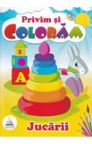 Jucarii. Privim si coloram, Autor Anonim