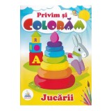 Jucarii. Privim si coloram