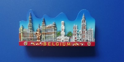 D3 - Magnet frigider - Tematica turism - Belgia 6 foto