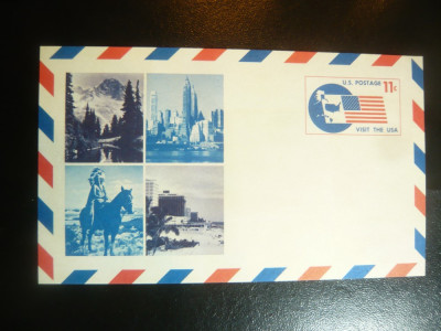 Carte Postala necirculata- Vizitati SUA , marca fixa 11C foto
