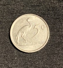 Moneda 5 cenți 1984 Africa de Sud