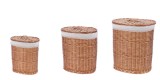 Cumpara ieftin Set 3 cosuri rufe maro 35,5 x 24,5 x 40, 43 x 30,5 x 48, 50 x 37 x 56,5 cm