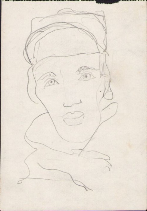 A1627 Schiță de Dimitrie &bdquo;Puiu&rdquo; Eitel, nesemnată