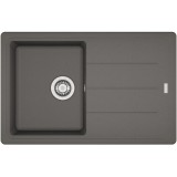 Pachet chiuveta bucatarie Franke BFG 611-78, 780x500 mm + Baterie Novara Plus, Stone Grey
