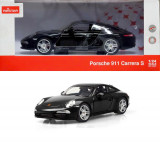 MASINUTA METALICA PORSCHE 911 NEGRU SCARA 1 LA 24, Rastar Metal 1:24