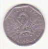 Franța 2 franci 1980, Europa, Nichel