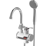 Cumpara ieftin Robinet Electric Pentru Apa Calda Instant cu Para de Dus, Montare Usoara pe Chiuveta, Ideala Pentru Bucatarie/Baie, Temperatura Maxima 60&deg;C, Putere ma