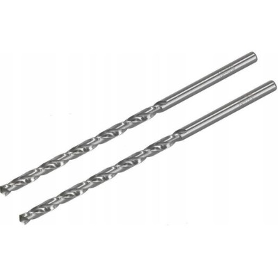 Burghiu pentru metal, lung, 2 buc, 4x119 mm, Drel foto