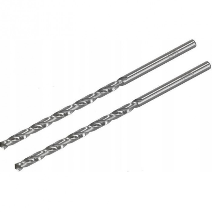 Burghiu pentru metal, lung, 2 buc, 4x119 mm, Drel