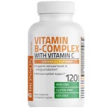 B Complex cu Vitamina C 120 capsule Bronson Laboratories