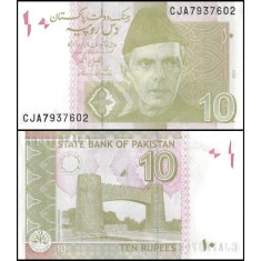 Pakistan 2024 - 10 rupees, necirculata