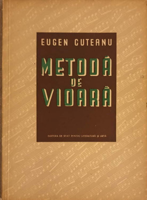 METODA DE VIOARA-EUGEN CUTEANU-239599 foto