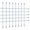 Plasă cățărat copii vidaXL, 200x150 cm, Albastră, Fr&acirc;nghie rezistentă, Joacă și sport exterior, Max 100kg