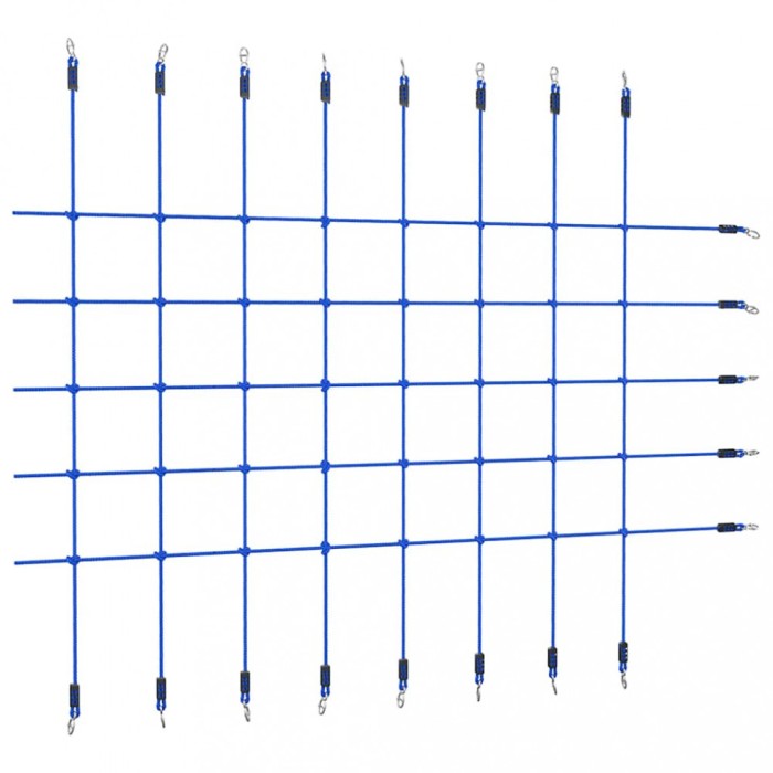 vidaXL Plasă de cățărat, albastru, 200x150 cm
