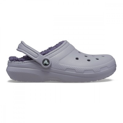 Saboti Crocs Classic Lined Clog Mov - Mauve Mist/Mauve Mist foto