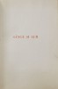 Sange si Aur - Ady Endre, Oradea 1930, Bibliofilie, Coperta Catifea, G.Ruzicskay (Lipsa Fila Titlu)