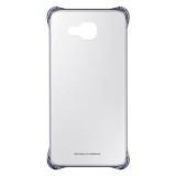 Capac de protectie spate Clear Cover Samsung pentru Galaxy A5 (2016), Black, Negru, Plastic, Carcasa