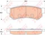 Set placute frana,frana disc CHEVROLET LACETTI Combi (J200) (2005 - 2016) TRW GDB4178