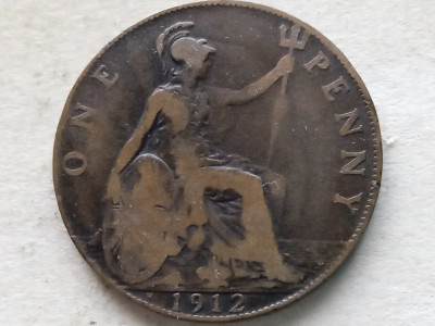 MAREA BRITANIE-1 PENNY 1912 foto