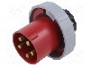 Conector alimentare AC, IEC 60309, IP67, 63A, 415V AC, 5 pini, AMPHENOL - 2CMA168115R1000