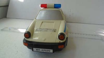 bnk jc - Masina de politie Porsche 911 - cu frictiune - posibil Hong Kong foto