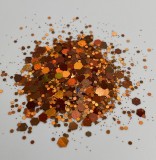 Chunky Glitter Portocaliu, Erfello Candle Co