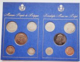 Cumpara ieftin M01 Belgia set monetarie 10 monede 1975 25, 50 centimes 1, 5, 10 Francs, Europa