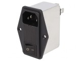 Conector Alimentare AC Soclu Tată 2A 250V