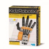 Kit constructie robot, 4M, Motorised Robot Hand Kidz Robotix