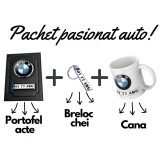 Cumpara ieftin Cadou Pasionat Auto Portofel Breloc Si Cana, Oem