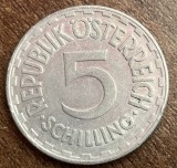C50 - Moneda foarte veche - Austria - 5 schillng - 1952