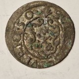 Polonia ocupatie Suedia 1 schilling/ solidus 1650 argint Cristina