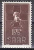 SAAR 1954 - Crucea Roșie, MNH
