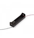 Suport pentru baterie 1x AAA R3 lungime conductori 12cm negru, Oem